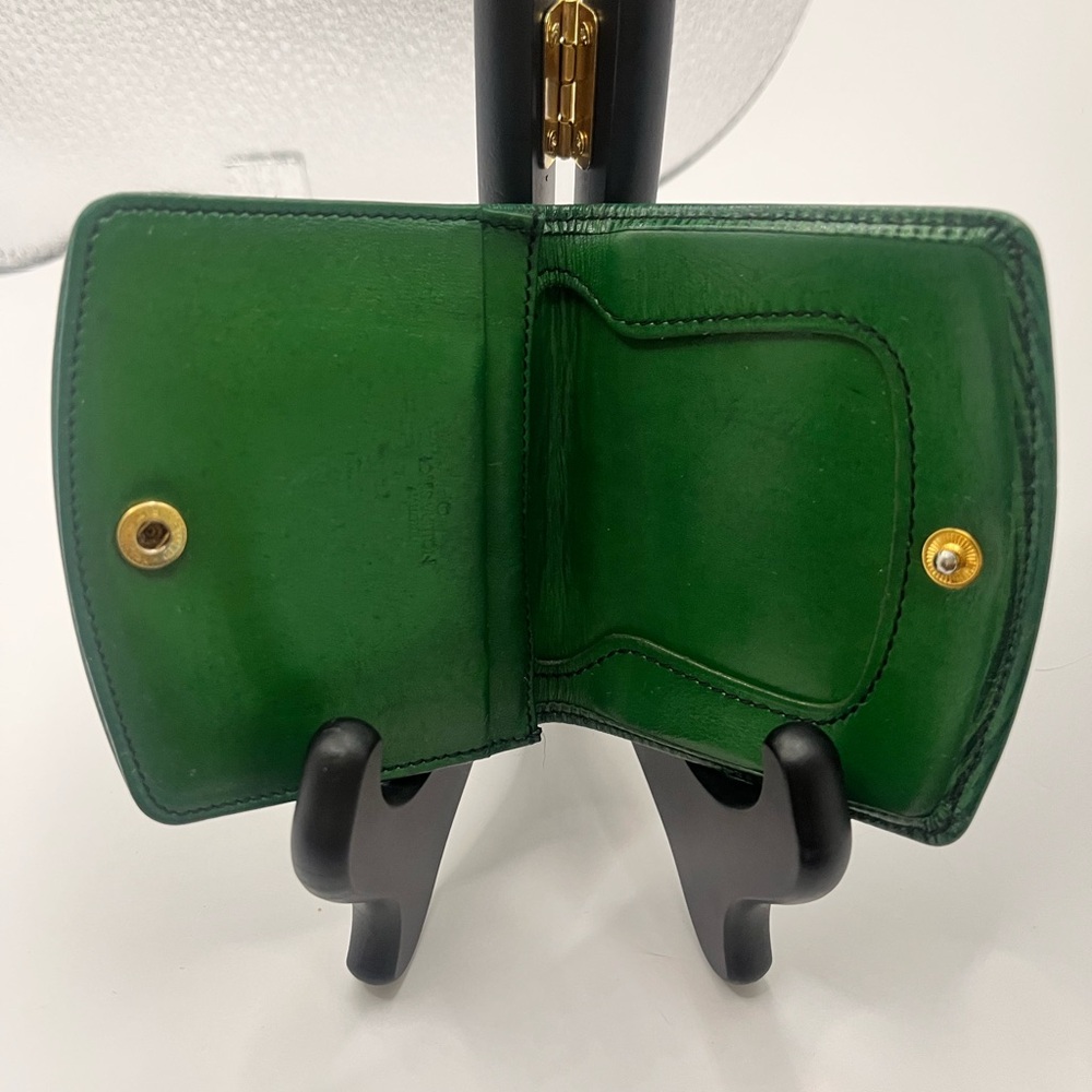 LOUIS VUITTON LV โMalletierโ Vintage Paris Green ๐ EPI Vintage Card Holder EUC ๐ - Picture 3 of 12